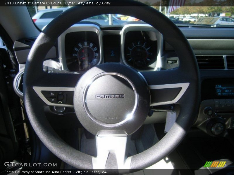 Cyber Gray Metallic / Gray 2010 Chevrolet Camaro LS Coupe