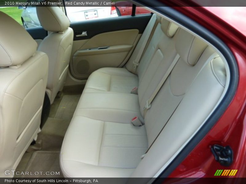 Red Candy Metallic / Camel 2010 Mercury Milan V6 Premier