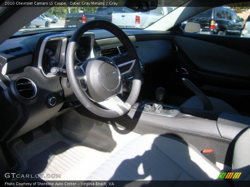 Cyber Gray Metallic / Gray 2010 Chevrolet Camaro LS Coupe