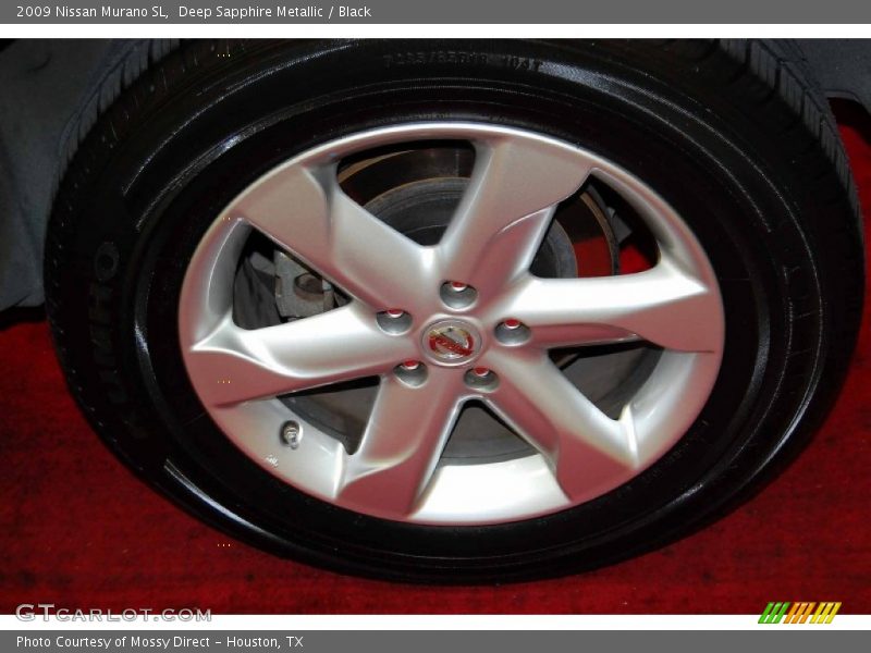 Deep Sapphire Metallic / Black 2009 Nissan Murano SL