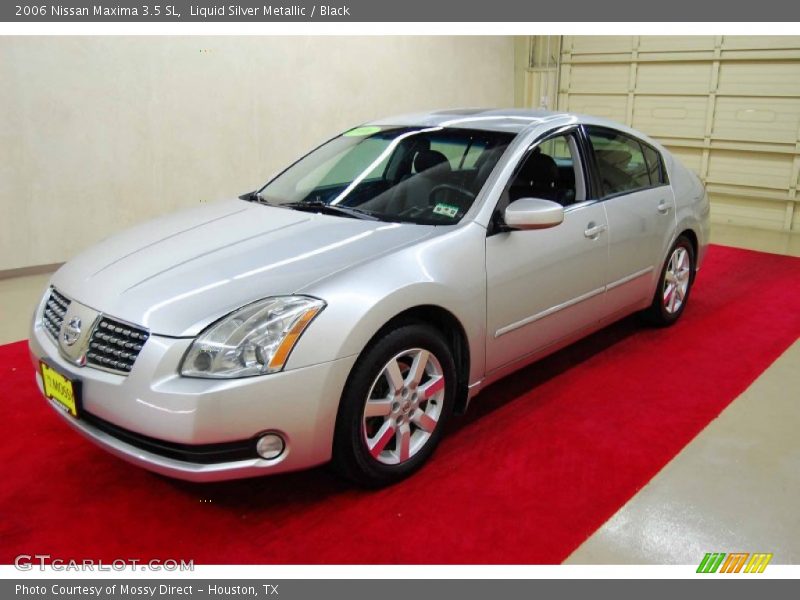 Liquid Silver Metallic / Black 2006 Nissan Maxima 3.5 SL