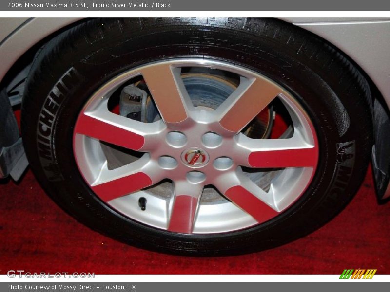 Liquid Silver Metallic / Black 2006 Nissan Maxima 3.5 SL