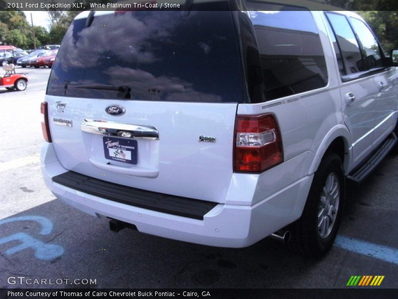 White Platinum Tri-Coat / Stone 2011 Ford Expedition XLT