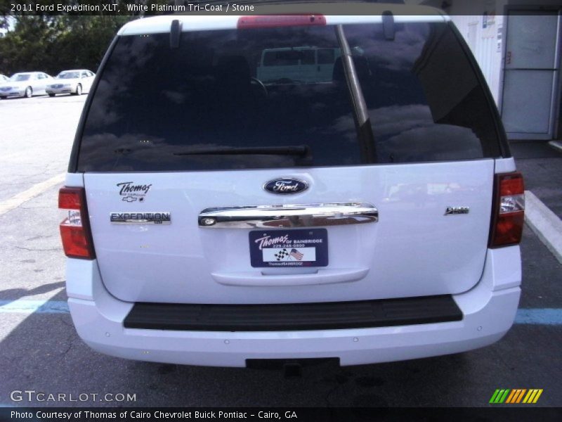 White Platinum Tri-Coat / Stone 2011 Ford Expedition XLT