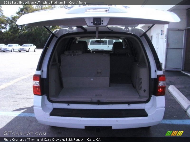 White Platinum Tri-Coat / Stone 2011 Ford Expedition XLT