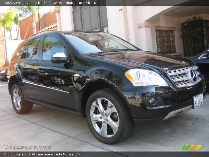 Black / Black 2009 Mercedes-Benz ML 320 BlueTec 4Matic