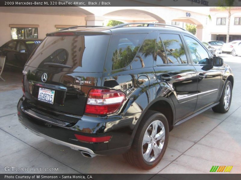 Black / Black 2009 Mercedes-Benz ML 320 BlueTec 4Matic