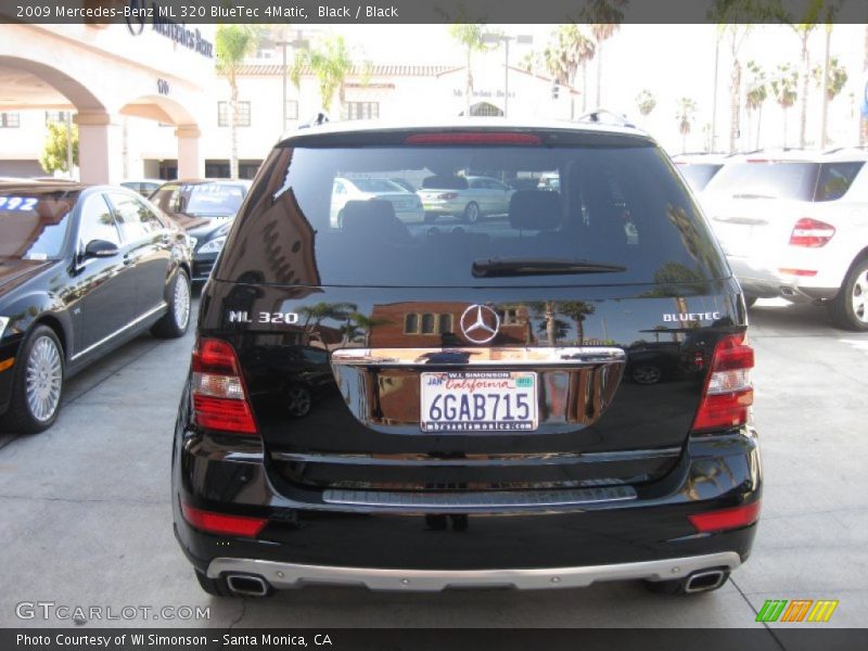 Black / Black 2009 Mercedes-Benz ML 320 BlueTec 4Matic