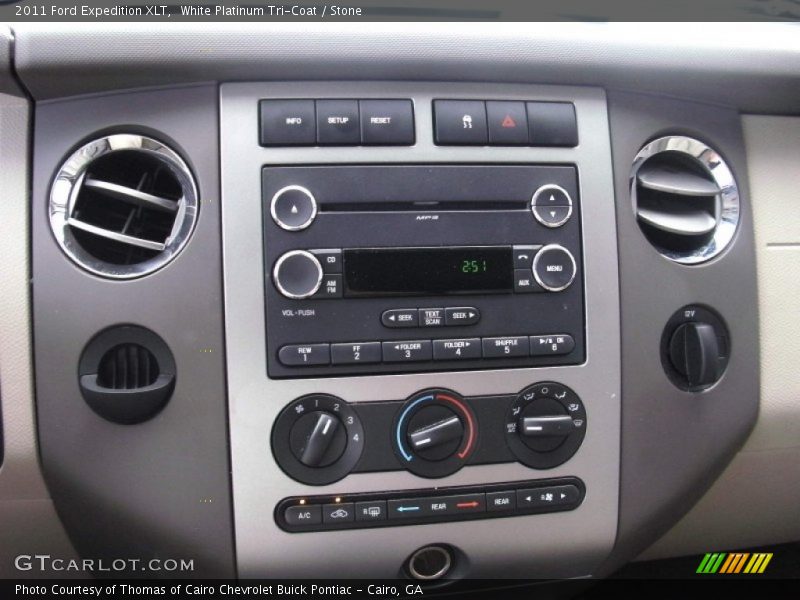 White Platinum Tri-Coat / Stone 2011 Ford Expedition XLT