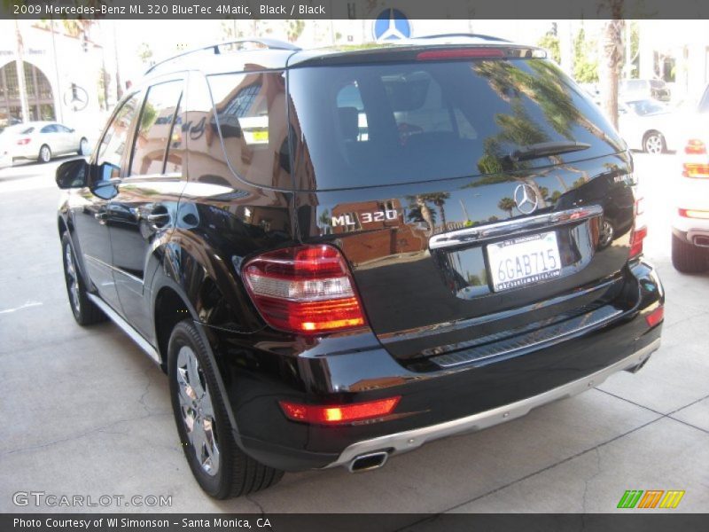 Black / Black 2009 Mercedes-Benz ML 320 BlueTec 4Matic