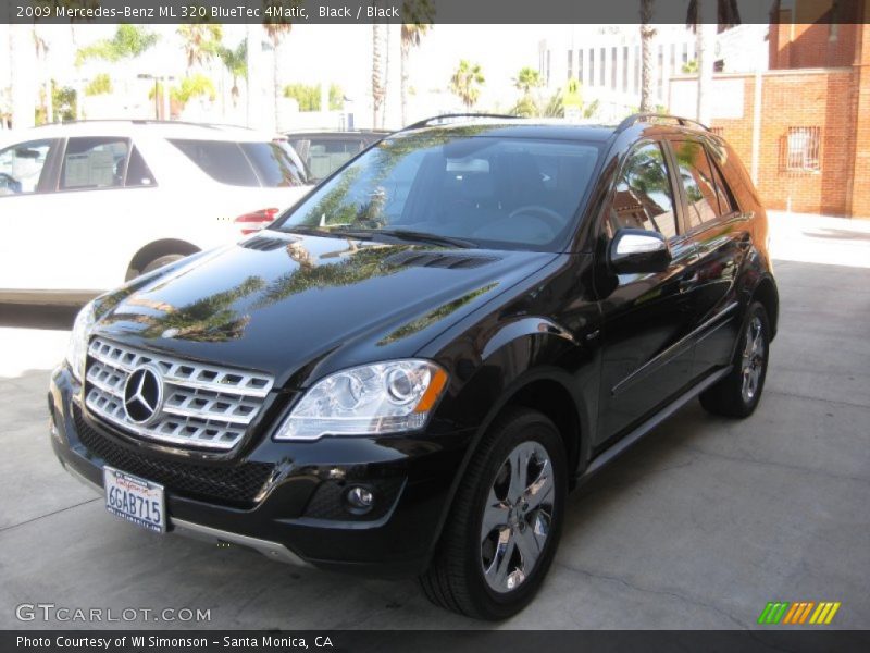 Black / Black 2009 Mercedes-Benz ML 320 BlueTec 4Matic