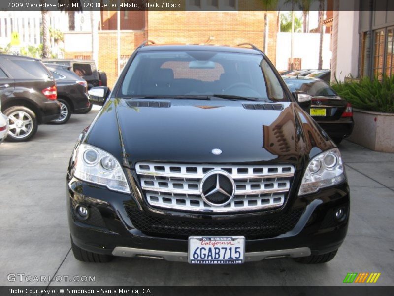 Black / Black 2009 Mercedes-Benz ML 320 BlueTec 4Matic