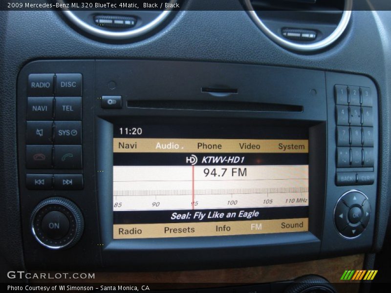 Black / Black 2009 Mercedes-Benz ML 320 BlueTec 4Matic