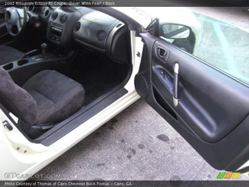 Dover White Pearl / Black 2002 Mitsubishi Eclipse RS Coupe