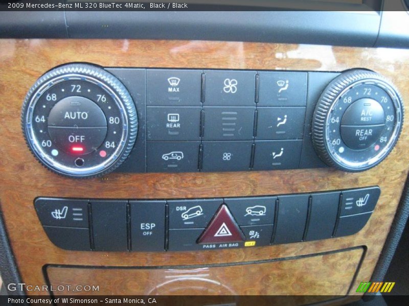 Black / Black 2009 Mercedes-Benz ML 320 BlueTec 4Matic