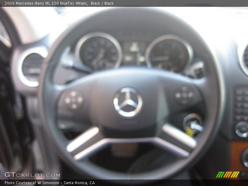Black / Black 2009 Mercedes-Benz ML 320 BlueTec 4Matic