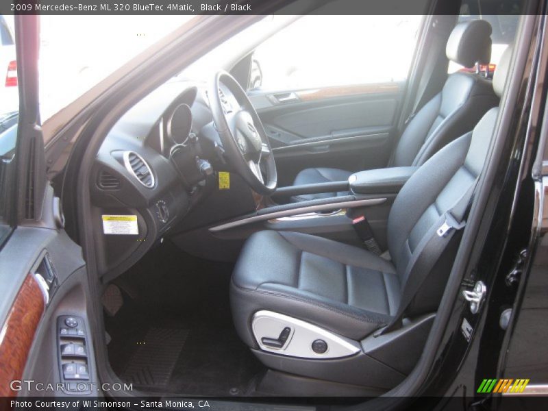 Black / Black 2009 Mercedes-Benz ML 320 BlueTec 4Matic