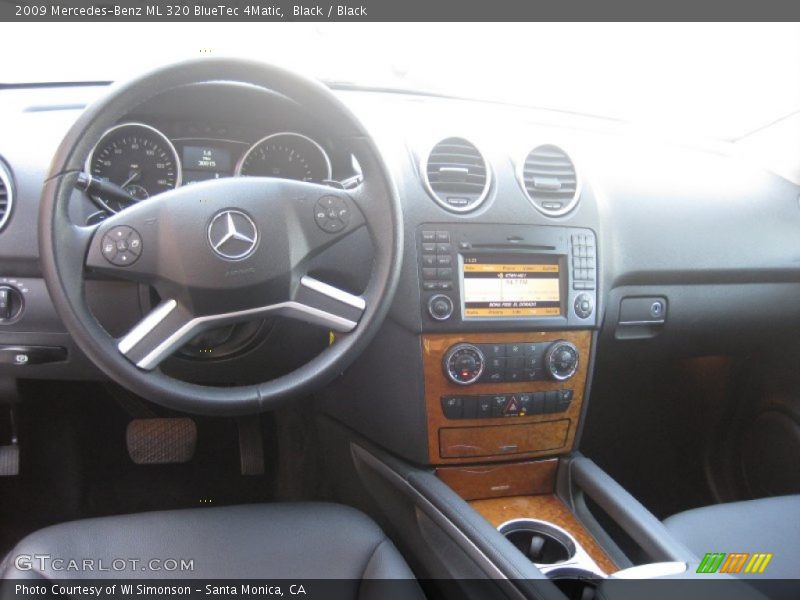 Black / Black 2009 Mercedes-Benz ML 320 BlueTec 4Matic