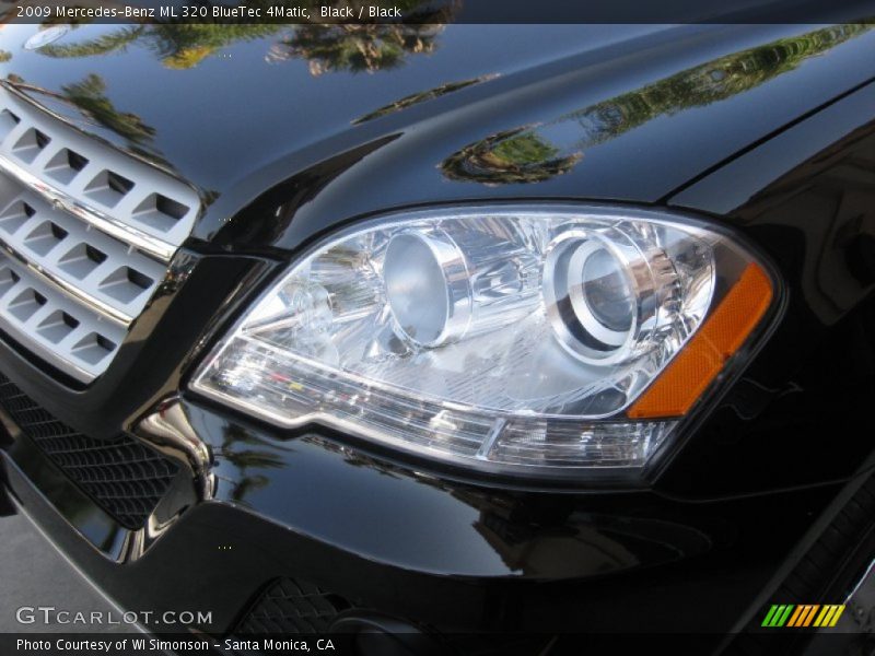 Black / Black 2009 Mercedes-Benz ML 320 BlueTec 4Matic