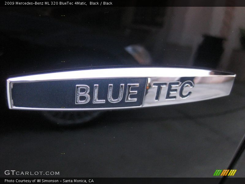 Black / Black 2009 Mercedes-Benz ML 320 BlueTec 4Matic
