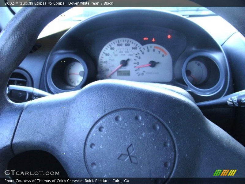 Dover White Pearl / Black 2002 Mitsubishi Eclipse RS Coupe