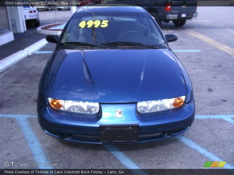 Blue / Gray 2000 Saturn S Series SL2 Sedan