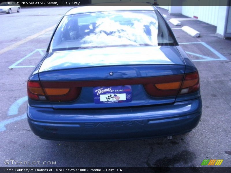 Blue / Gray 2000 Saturn S Series SL2 Sedan