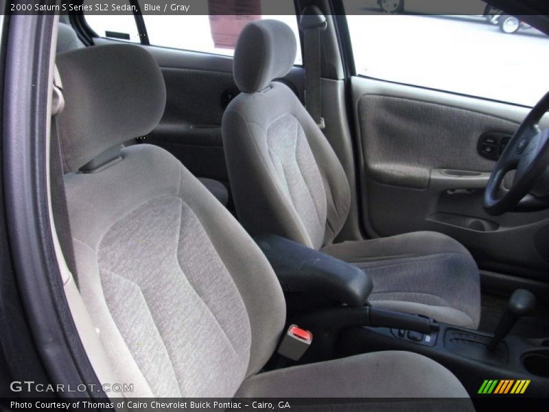 Blue / Gray 2000 Saturn S Series SL2 Sedan