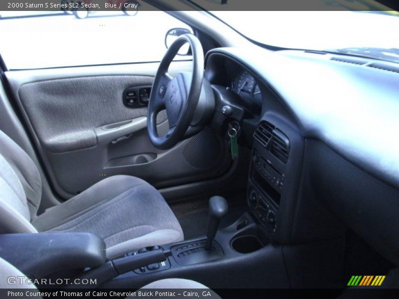 Blue / Gray 2000 Saturn S Series SL2 Sedan