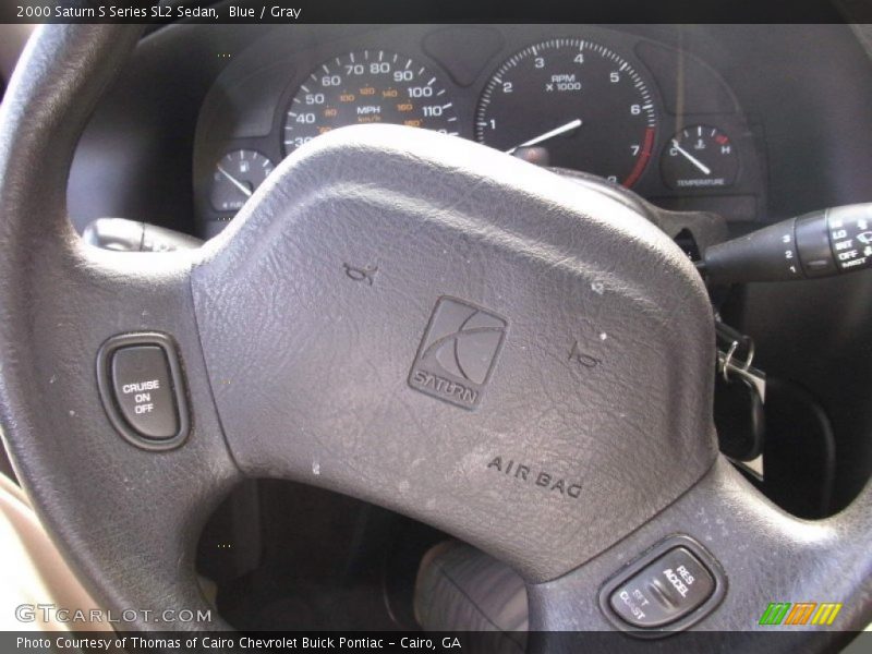 Blue / Gray 2000 Saturn S Series SL2 Sedan
