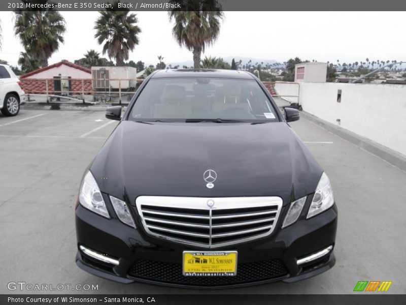 Black / Almond/Black 2012 Mercedes-Benz E 350 Sedan