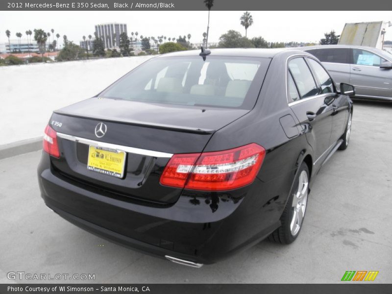 Black / Almond/Black 2012 Mercedes-Benz E 350 Sedan