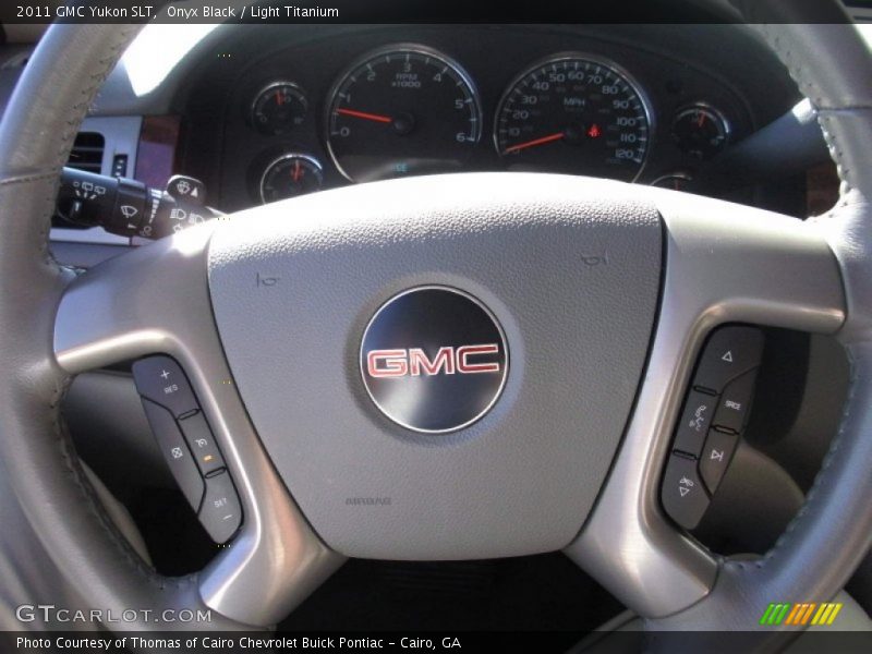 Onyx Black / Light Titanium 2011 GMC Yukon SLT