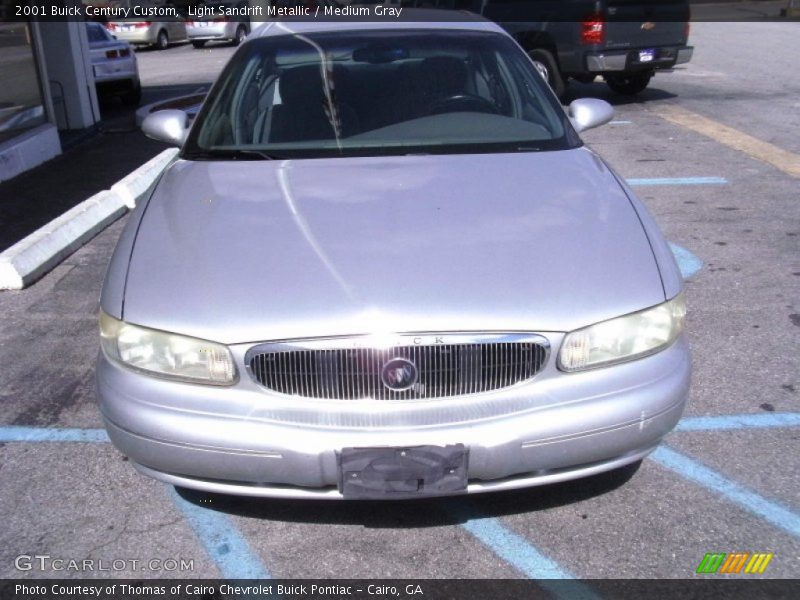 Light Sandrift Metallic / Medium Gray 2001 Buick Century Custom