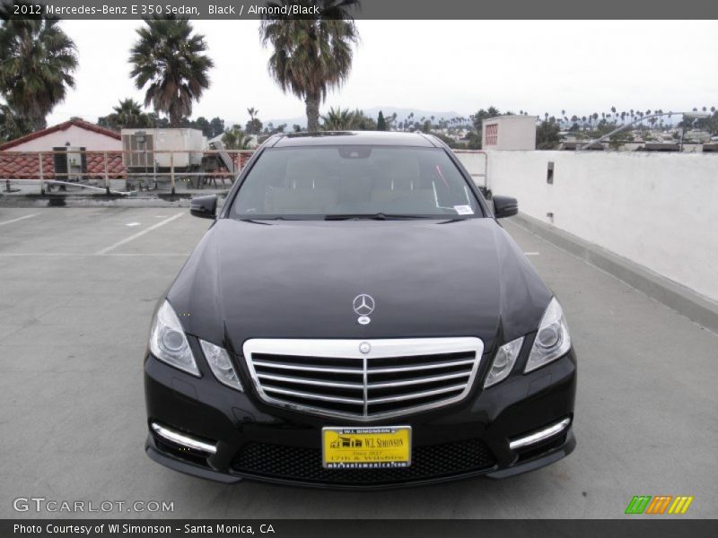 Black / Almond/Black 2012 Mercedes-Benz E 350 Sedan