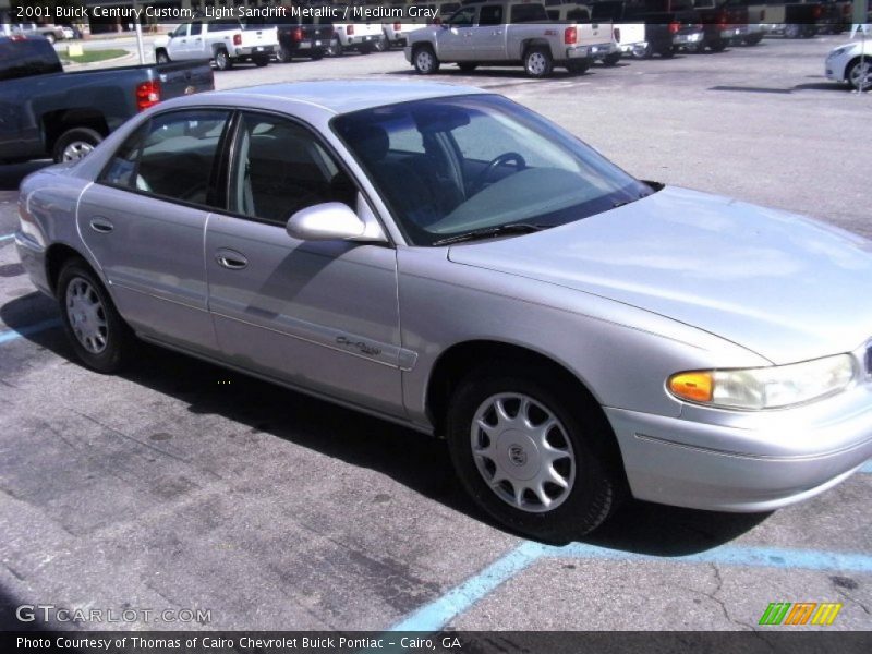 Light Sandrift Metallic / Medium Gray 2001 Buick Century Custom
