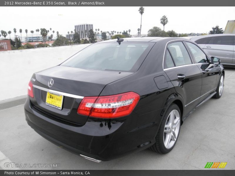 Black / Almond/Black 2012 Mercedes-Benz E 350 Sedan