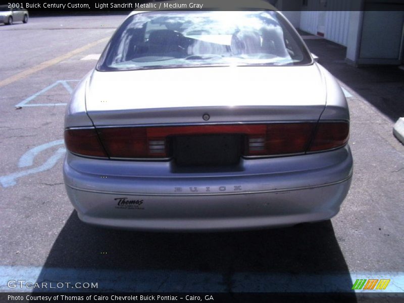 Light Sandrift Metallic / Medium Gray 2001 Buick Century Custom