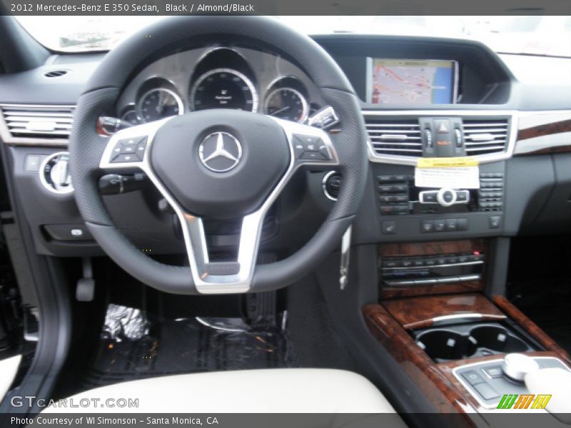 Black / Almond/Black 2012 Mercedes-Benz E 350 Sedan