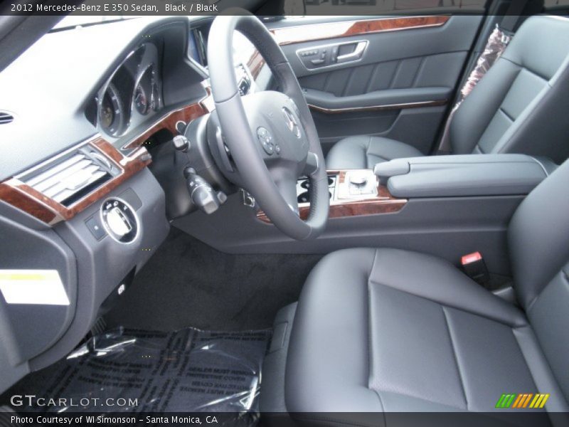 Black / Black 2012 Mercedes-Benz E 350 Sedan