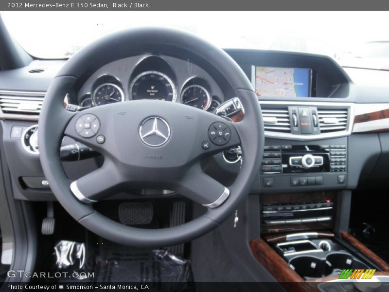 Black / Black 2012 Mercedes-Benz E 350 Sedan