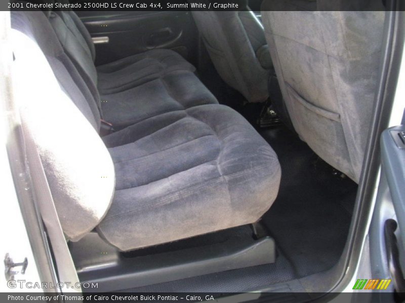 Summit White / Graphite 2001 Chevrolet Silverado 2500HD LS Crew Cab 4x4