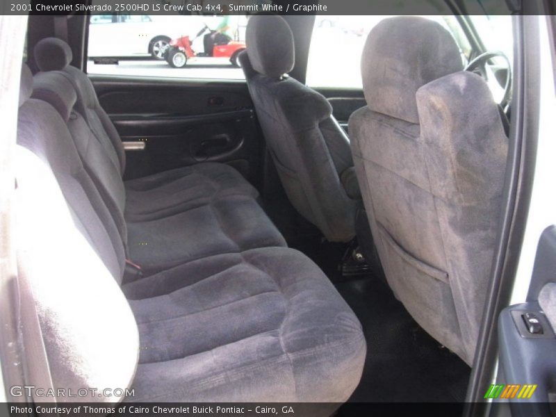 Summit White / Graphite 2001 Chevrolet Silverado 2500HD LS Crew Cab 4x4