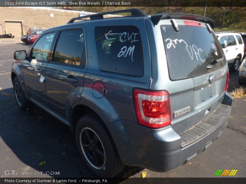Steel Blue Metallic / Charcoal Black 2012 Ford Escape XLT Sport AWD