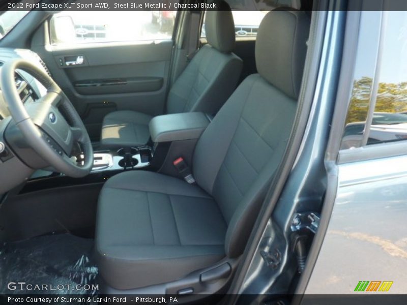 Steel Blue Metallic / Charcoal Black 2012 Ford Escape XLT Sport AWD