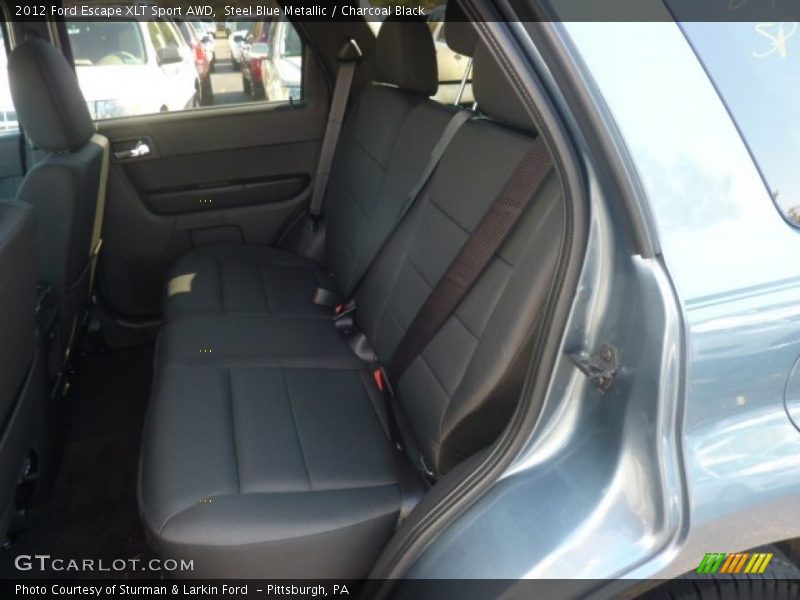 Steel Blue Metallic / Charcoal Black 2012 Ford Escape XLT Sport AWD