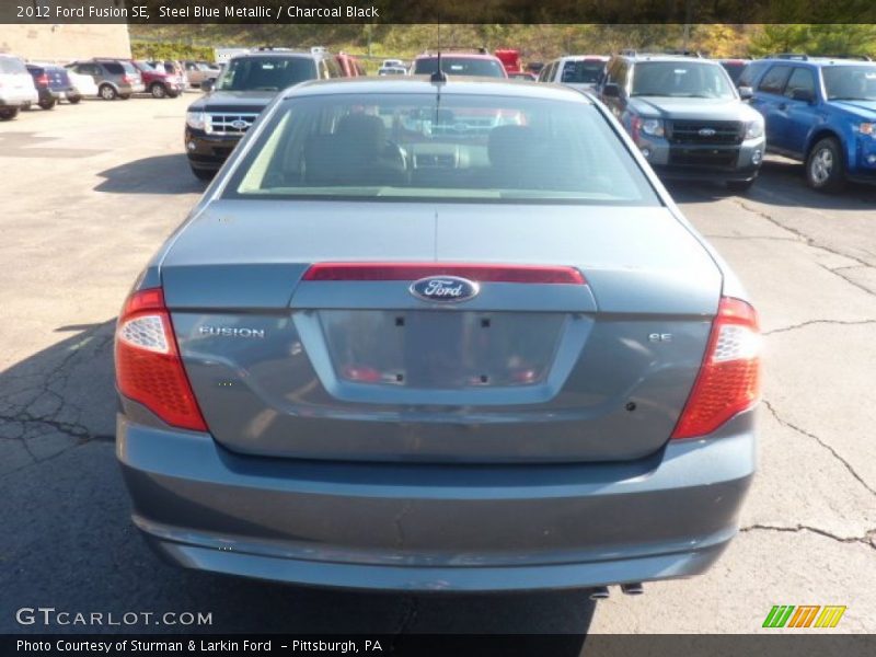 Steel Blue Metallic / Charcoal Black 2012 Ford Fusion SE