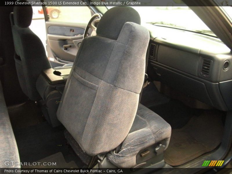 Indigo Blue Metallic / Graphite 1999 Chevrolet Silverado 1500 LS Extended Cab