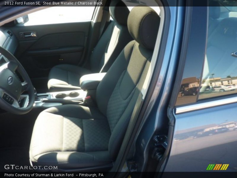 Steel Blue Metallic / Charcoal Black 2012 Ford Fusion SE