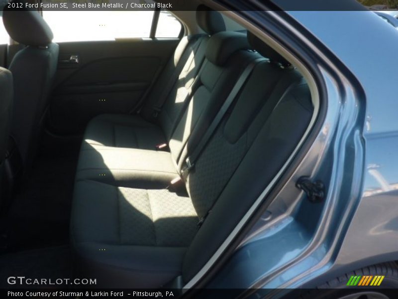 Steel Blue Metallic / Charcoal Black 2012 Ford Fusion SE